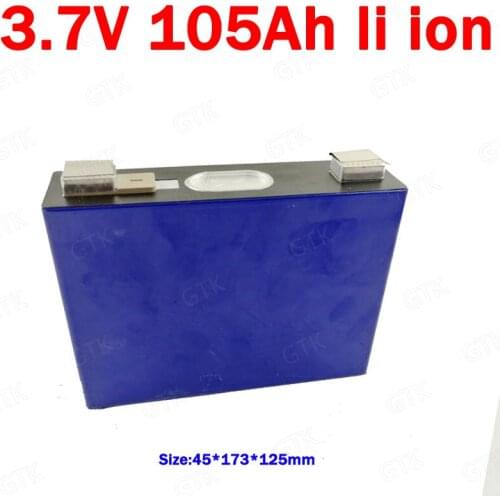 3.7v 105AH lithium ion bateria 105ah li ion battery for diy 12V 36V 300AH RV scooter EV Forklift subwoofer Solar energy storage