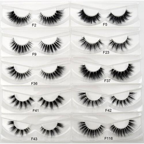 Visofree Mink Eyelashes Invisible Band Lashes Natural 3D Mink False Eyelash Full Strip Transparent band lashes cilios posticos