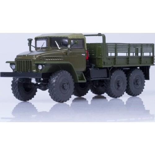 New 1:43 Scale EAC URAL 375TENTED CABIN ONBOARD-5i AIST USSR Truck Diecast model for collection gift Simulation car model