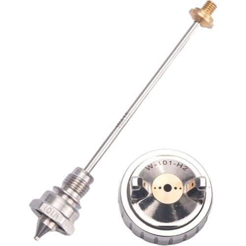 Original Automatic spray gun WA-101 spray gun Nozzle Needle Air Cap Kit 0.8/1.0/1.3/1.5mm for WA101 Paint Spray Gun nozzle head