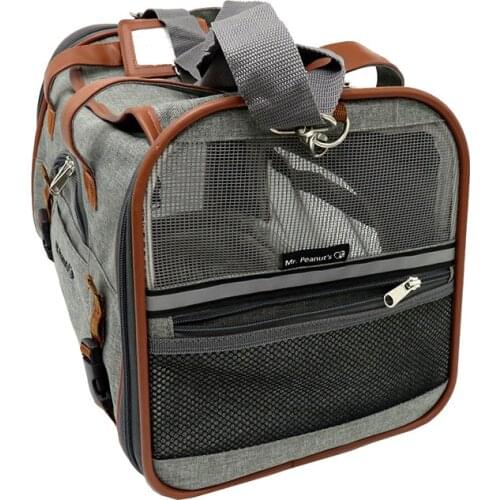 Para Mascotas suministros mayoristas transpirable laptop al aire libre perro y gato bolsas con bolso