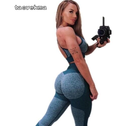 High Waist Yoga Pants Seamless Leggings Women Fitness Sports Legging Gym Push Up Tummy Control Yoga Leggins Athletic Sportswear