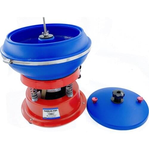 10" 220V/110V Super Large Vibratory Tumbler Wet Dry Polisher Polishing Machine Jewelry polishing machine