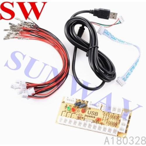 Zero Delay USB Arcade Encoder for Mame Jamma Fight Stick Controls DIY Arcade Game Kit Parts PC Joystick Control DIY Arcade