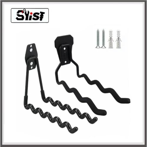 Wave Garage Hooks Hangers Utility Storage Steel Heavy Duty for Organizing Bikes, Garden Tools, Power Tools