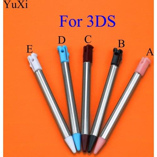 YuXi Colors Metal Retractable Stylus Touch Pen For Nintendo 3DS High Quality Games Accessories New Arrival