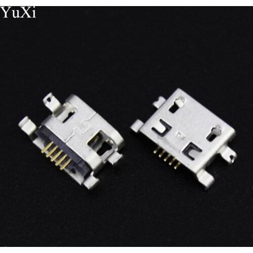 YuXi 50PCS/lot For Lenovo A2010 ComputerTablet PC Mobile phone Micro USB connector jack socket mini Charging Port DC 5pin