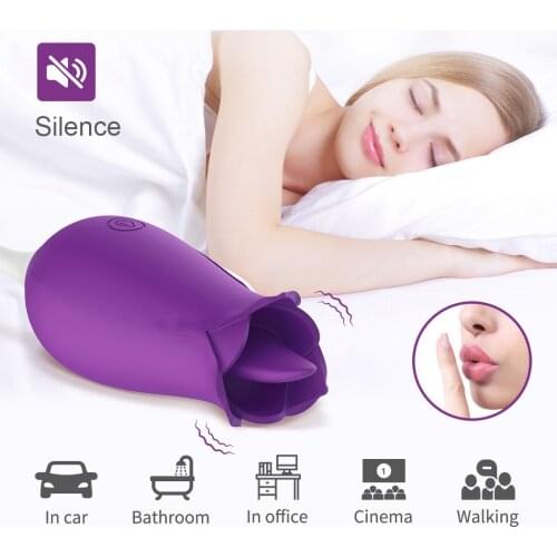 Sweet secret female vibrator tongue licking masturbator female dildo adult erotic products new