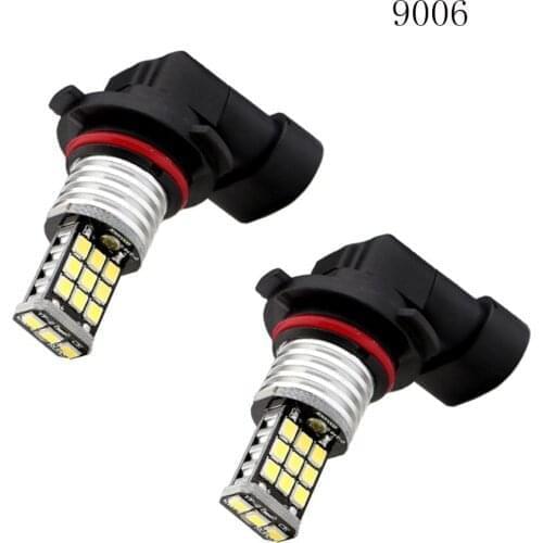 2Pcs Fog Light Auto LED Canbus 9005 9006 H11 2835 21 SMD white Car light LED Head Light Bulb Lamp Car led lamp bulb 12V 24V