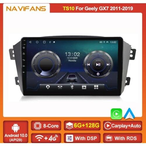 4G Wifi DSP 6G+128G Android 10 Car Radio Player For Geely Emgrand X7 GX7 EX7 Autoradio Multimedia GPS Navigation Stereo Recorder