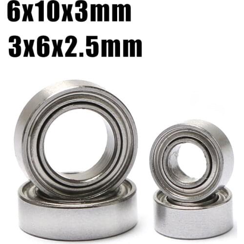 6*10*3mm and 3*6*2.5mm Ball Bearing for 1/16 WPL Henglong B1 B-14 B-16 C-14 C-24 B-24 B-26 B-36 Ural Q60 Q61 Upgraded Parts