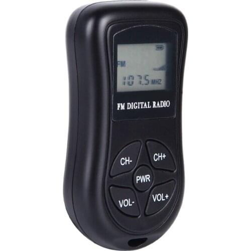 60-108MHz FM Digital Radio DSP Digital Display Stereo FM Receiver for Conference Rehearsal Low Power FM Reception