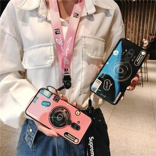 Blue Ray Camera Phone Case For Huawei Honor Note 10 Honor 10 9 Lite Case Plating Soft TPU Silicone Cover For Huawei Honor Play