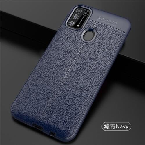 For Samsung M31 Case Soft TPU Silicone Luxury Leather Anti-knock Fundas Case For Samsung Galaxy M31 Case For Galaxy M31 Cover
