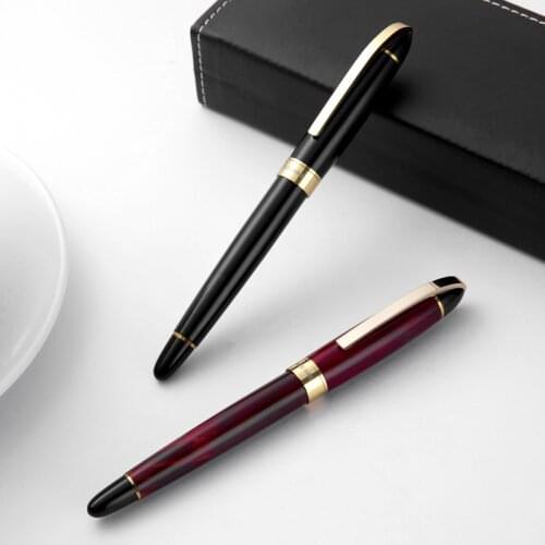 High Quality Ink Fountain Pens Writing Signing Calligraphy Pen Luxury Business Gift Retro Stationery Office School Supplies New