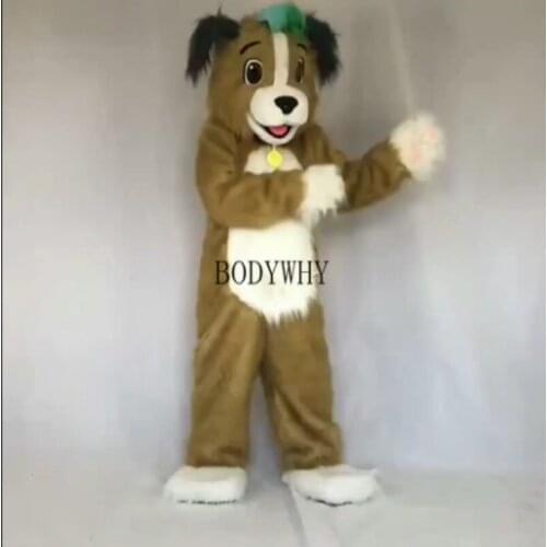Long Dog Mascot Costume Cute Cosplay Party Dress Outfits Furry Suits Game Fursuit Cartoon Carnival Halloween Xmas Ad Clothes