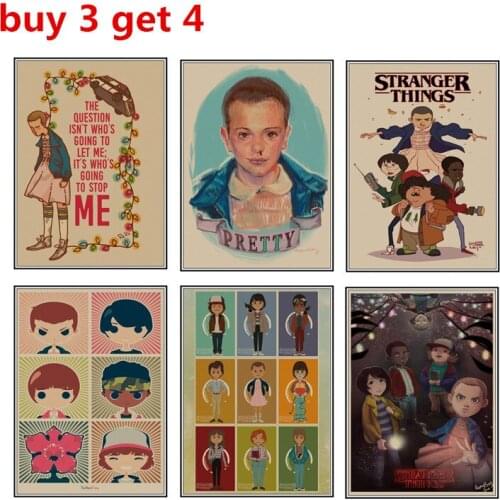 Home Decor) (Wall Stickers) the first part of the posters of the stranger things film version of the stranger things