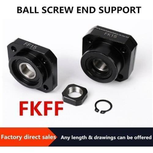 FK10FF10 Screw support bracket fixed bracket linear bearing FKFF10/FK10/FF10for ball screwSFU1205/SFU1605