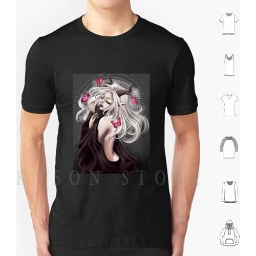 Succubus T Shirt Diy Big Size Cotton Succubus Beauty Dark Mystery