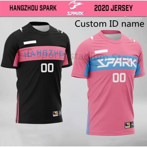 OWL Hangzhou Spark Lightning Team 2021 Summer New Mens and Womens T-shirt Fashion Casual Harajuku Oversized T-shirt Sportswear