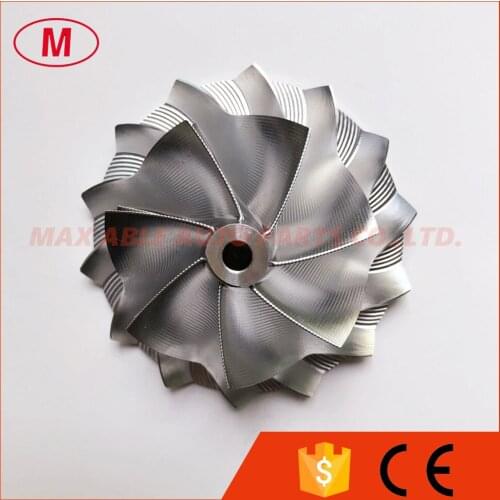 GT3584 7+7 blades 61.33/84.00mm Performance point milling turbo billet/milling/aluminum 2618 compressor wheel for racing