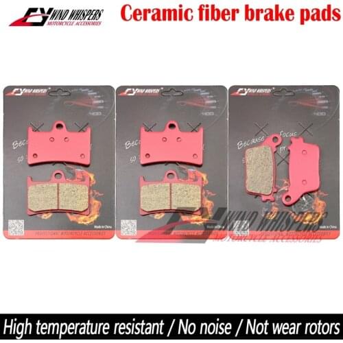 Motorcycle Ceramic Front Rear Brake Pads For Yamaha YZF-R6 YZF R6 2017 2018 2019 Niken ABS 2018-2019 YZF-R1 YZF R1 R1M 2015-2019