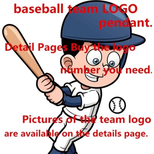 Hot Sale 30Pcs/Lot USA Team Sports Baseball Dangle Charms Hanging Baseball Charm Bracelet&pendant Floating Jewelry