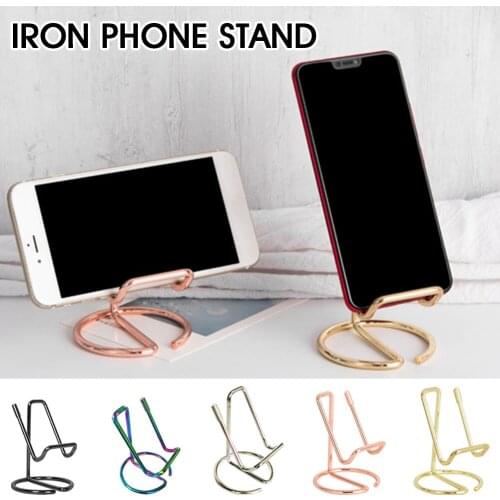 Desktop Cell Phone Holder Universal Cellphone Desktop Stand for Tablets Reader Mini iPad Smartphone Office Accessories Racks