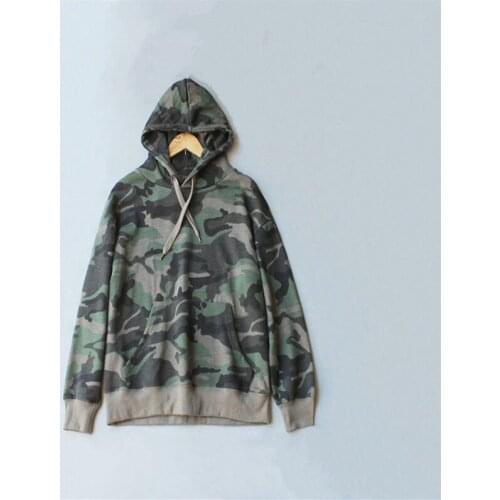 2021 Autumn And Winter New Trend Selling Mens Casual Hoodie Loose Comfortable Versatile Camouflage Sweatshirt