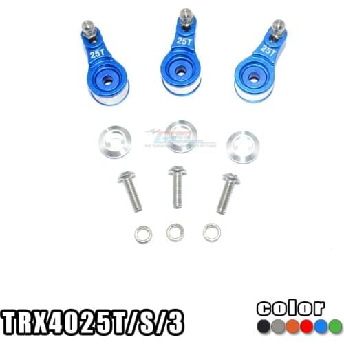 GPM TRAXXAS TRX-4 aluminum alloy front and rear and middle differential lock servo spring unloading protection servo arm