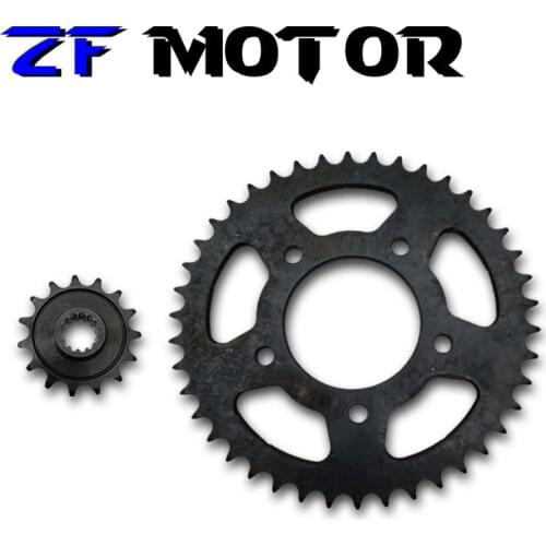 A Set Motorcycle Front and Rear Sprocket Chain For HONDA CB400 1992-1998 CB 1992 1993 1994 1995 1996 1997 1998 400 Accessories