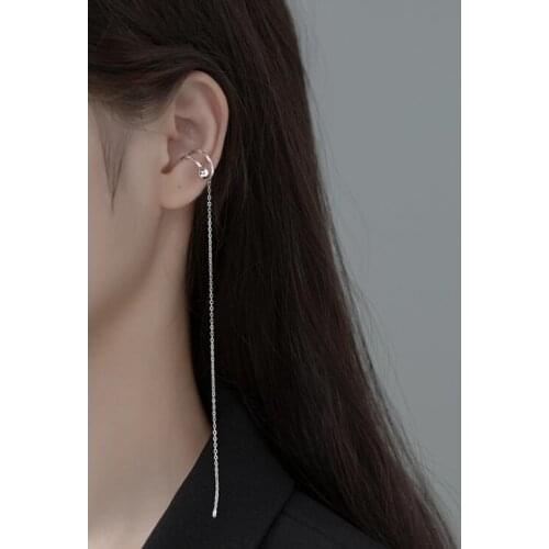 Silver Cartilage Clip Earrings 925 Sterling Earrings for Women