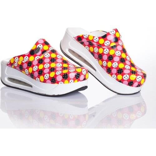 Smiling Face Themed Orthopedic Medical Sabo Slippers Nurse Doctor Slipper Slippers Airmax Slippers Hospital Slippers Soft Slippers