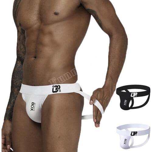 ORLVS Mens Underwear Gay Sexy Jockstrap Pouch Cuecas Cotton Panties Men Thongs Mesh Underpants Gay Slip Bikini Homme Srting