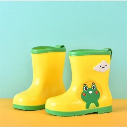 Comfortable Cartoon Children Rain Boots Waterproof Non-slip Wear-resistant Water Shoes Boys and Girls Four Seasons Rain Boot