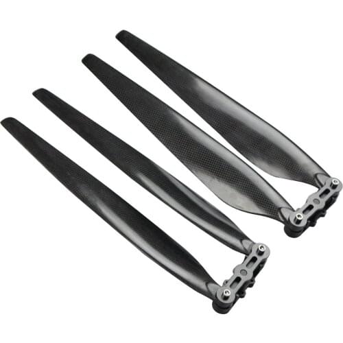 JMT 1 Pair Carbon Fiber Folded Propeller CW CCW 3090 Prop w/ Clip for Hobbywing X8 8120 Power System for Agricultural Quadcopter
