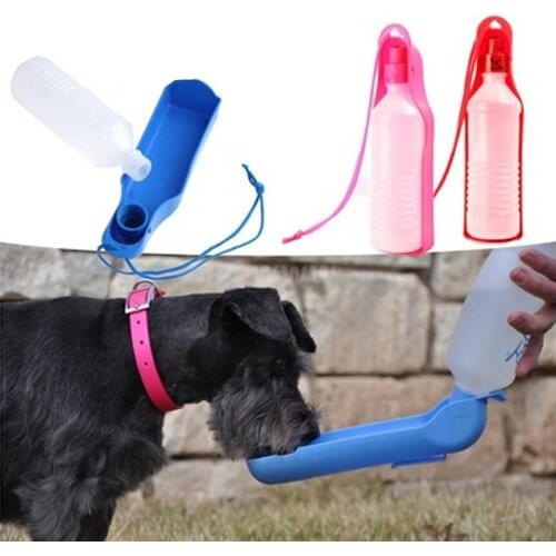 250ML Dog Travel Sport Water Bottle Outdoor Feed Drinking Bottle Pet Supply Portable Dropshipping July#1