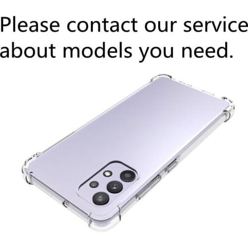 500pcs/lot Mix Models Anti-shockproof TPU Transparent Back Phone Case For iPhone For Samsung For Huawei For LG For Xiaomi