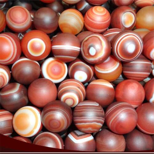 10PCS Natural Red Sardonyx Round Matted Beads Tibetan Eye Dzi 6mm 8mm 10mm 12mm 14mm Agates TSB0386