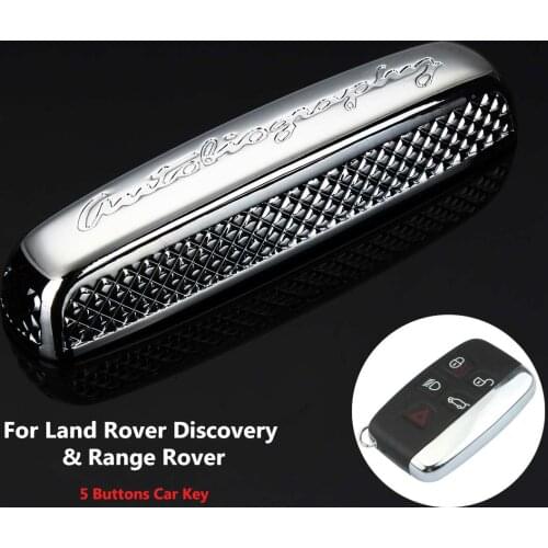 5 Button Car Smart Key Shell Trim Remote Key Case Cover for Range Rover for Land Rover Discovery Sport Discovery 4 Freelander 2