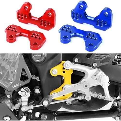 For Yamaha MT03 YZF R3 ABS R25 MT25 2015-2018 Motorcycle Passenger Footrest Foot Steps Pad Pedal Back Shift Bracket CNC Aluminum