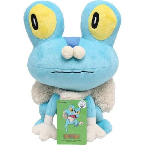 Froakie Squirtle Bulbasaur Cubone Eevee Snorlax Lapras Kids Gift Pokemon Plush Doll Pikachu Stuffed Toys for Children
