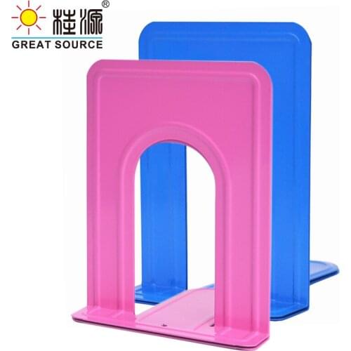 Metallic Lacquer Bookend Book Color Magazine Organizer 19cm Metal Bookend