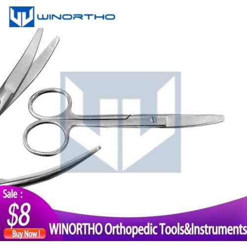 Stainless steel scissors ophthalmic surgical instruments stitches tissue scissors surgical gauze scissors veterinary pet