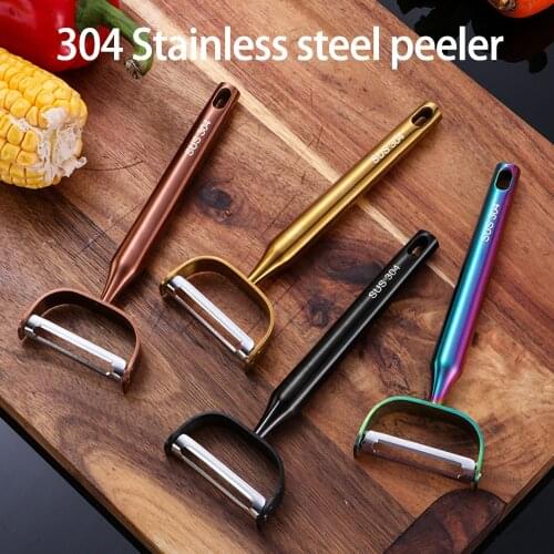 Peeler household 304 stainless steel fruit peeling knife apple potato peeling peeling peeling melon peeling knife