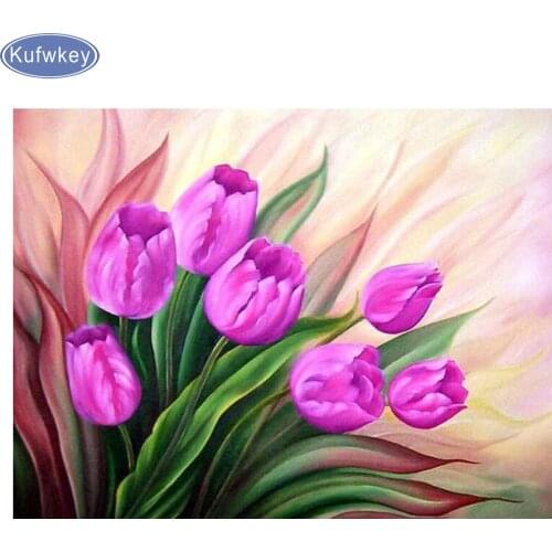 Full,square&round Diamond Embroidery,purple rose 5d Diamond Painting flower,Cross Stitch,3D,Mosaic photo,pattern,art and Crafts