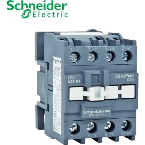 Schneider electric EasyPact D3N 3-ploe contactors LC1N38 1NC or 1NO 50HZ LC1N3801B5N LC1N3810B5N LC1N3801M5N LC1N3810M5N