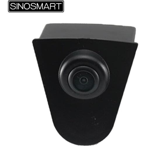 SINOSMART In Stock Special Car Front View Parking Camera for Honda CRV/Fit Firm Installation in the Car Emblem/LOGO