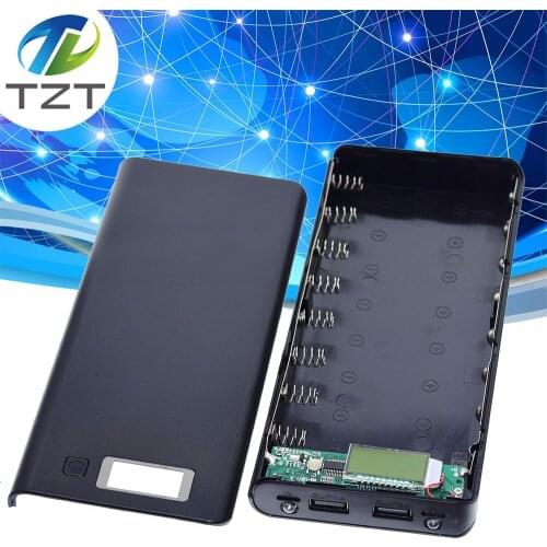 5V Dual USB 8*18650 Power Bank Battery Box Mobile Phone Charger DIY Shell Case For Smart Phone MP3 Electronic Mobile Charging