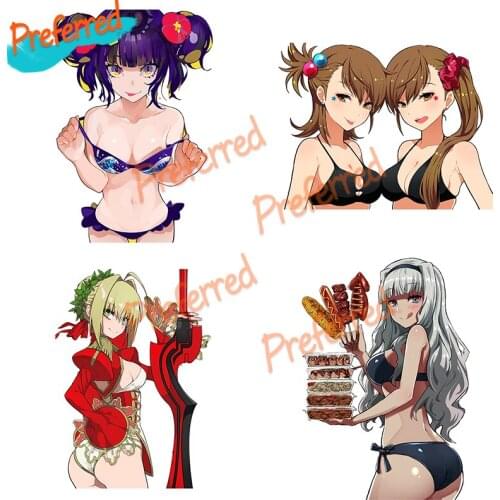 High Quality Animation Sex Girl Decal Motocross Racing Laptop Helmet Trunk Wall Vinyl Car Sticker Die Cutting